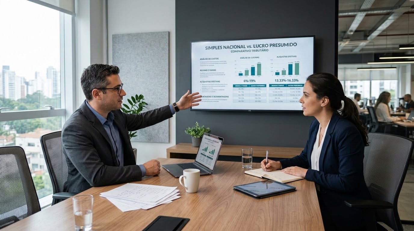 Read more about the article Simples Nacional vs Lucro Presumido: Qual Escolher?